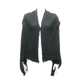 ISSEY MIYAKE - 【中古】me ISSEY MIYAKE ミーイッセイミヤケ　ップス レディース プリーツ 羽織 ブラック MI01FJ242