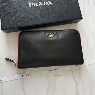 プラダ(PRADA)の356 美品 PRADA プラダ 長財布 ラウンドファスナー(財布)