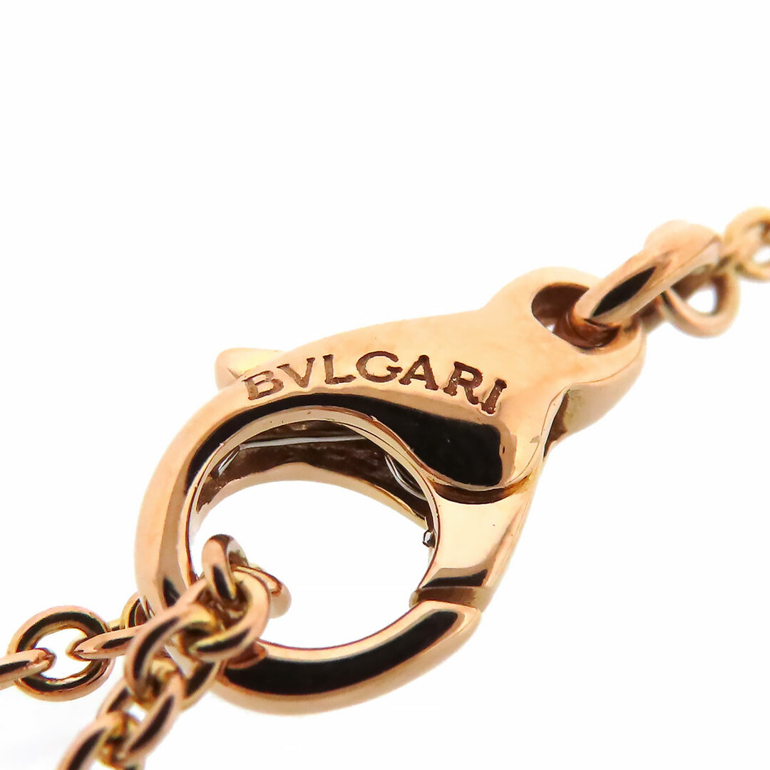 BVLGARI(ブルガリ)のブルガリ ブルガリブルガリ サークル ネックレス 344492 Au750 (K18PG) レディース BVLGARI [美品] 【中古】 【ジュエリー】 レディースのアクセサリー(ネックレス)の商品写真