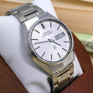 SEIKO - ◆希少 稼働 SEIKO GRAND QUARTZ 腕時計 デイデイ メンズ l