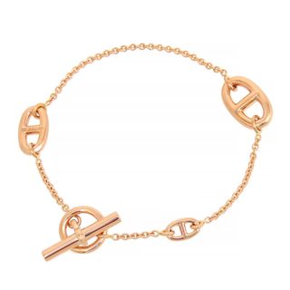 Hermes - エルメスブレスレット シェーヌダンクル レザーブレスレット Hermes - エルメスブレスレット シェーヌダンクル レザーブレスレット