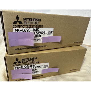 ミツビシデンキ(三菱電機)の三菱電機 インバータ MITSUBISHI FR-D720-0.4K 2個(デスクトップ型PC)