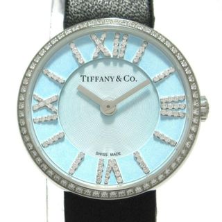 Tiffany & Co. - TIFFANY&Co.(ティファニー) 腕時計 アトラス2 ハンド 63320781 レディース SS/ダイヤベゼル/ダイヤインデックス/革ベルト ティファニーブルー