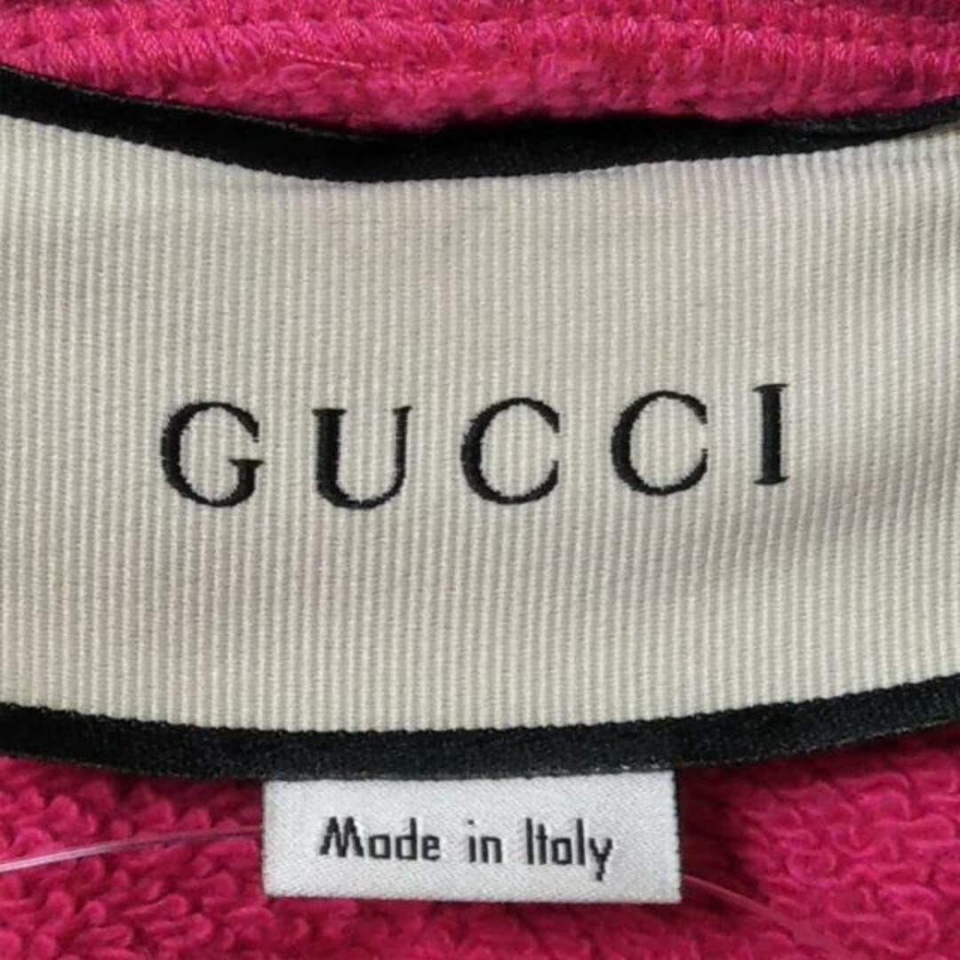 Gucci(グッチ)のGUCCI(グッチ) パーカー サイズXS レディース - 469251-XJBUY ピンク×マルチ 長袖 レディースのトップス(パーカー)の商品写真