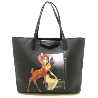 ジバンシィ(GIVENCHY)のGIVENCHY(ジバンシー) トートバッグ アンティゴナ ショッピング 黒×ブラウン×マルチ Disney/バンビ PVC(塩化ビニール)×レザー(トートバッグ)