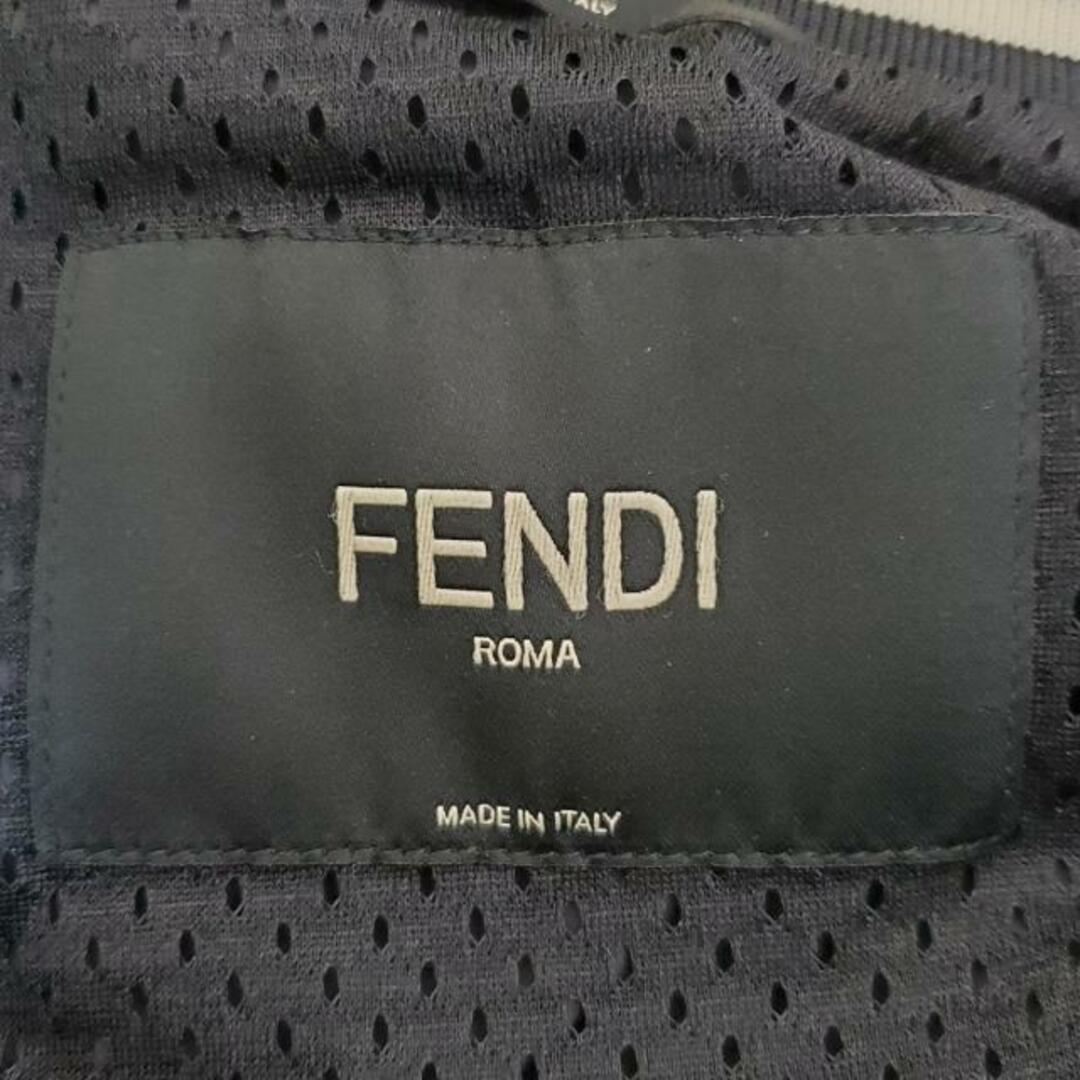 FENDI(フェンディ)のFENDI(フェンディ) ブルゾン サイズ46 L レディース美品  - カーキ×黒×ベージュ 長袖/冬 レディースのジャケット/アウター(ブルゾン)の商品写真