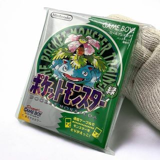 ゲームボーイ(ゲームボーイ)の美品 任天堂 GB ゲームボーイ ポケットモンスター緑 グリーン(家庭用ゲームソフト)