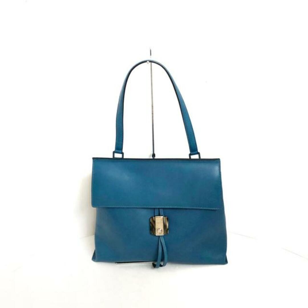 SERAPIAN(セラピアン) ショルダーバッグ - ブルーグレー レザー レディースのバッグ(ショルダーバッグ)の商品写真