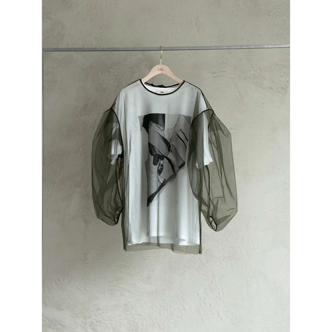 Uhr(ウーア)の2024SS 新品　Uhr ウーア   Jiro Konami フォトTシャツ レディースのトップス(Tシャツ(半袖/袖なし))の商品写真