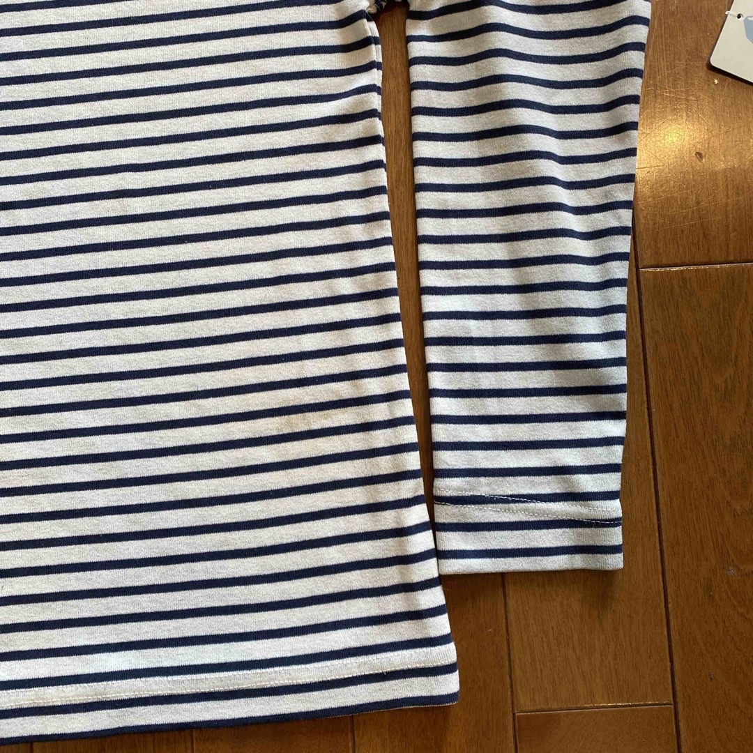 mont bell(モンベル)のモンベル　150  長袖　ロンT ボーダー キッズ/ベビー/マタニティのキッズ服男の子用(90cm~)(Tシャツ/カットソー)の商品写真