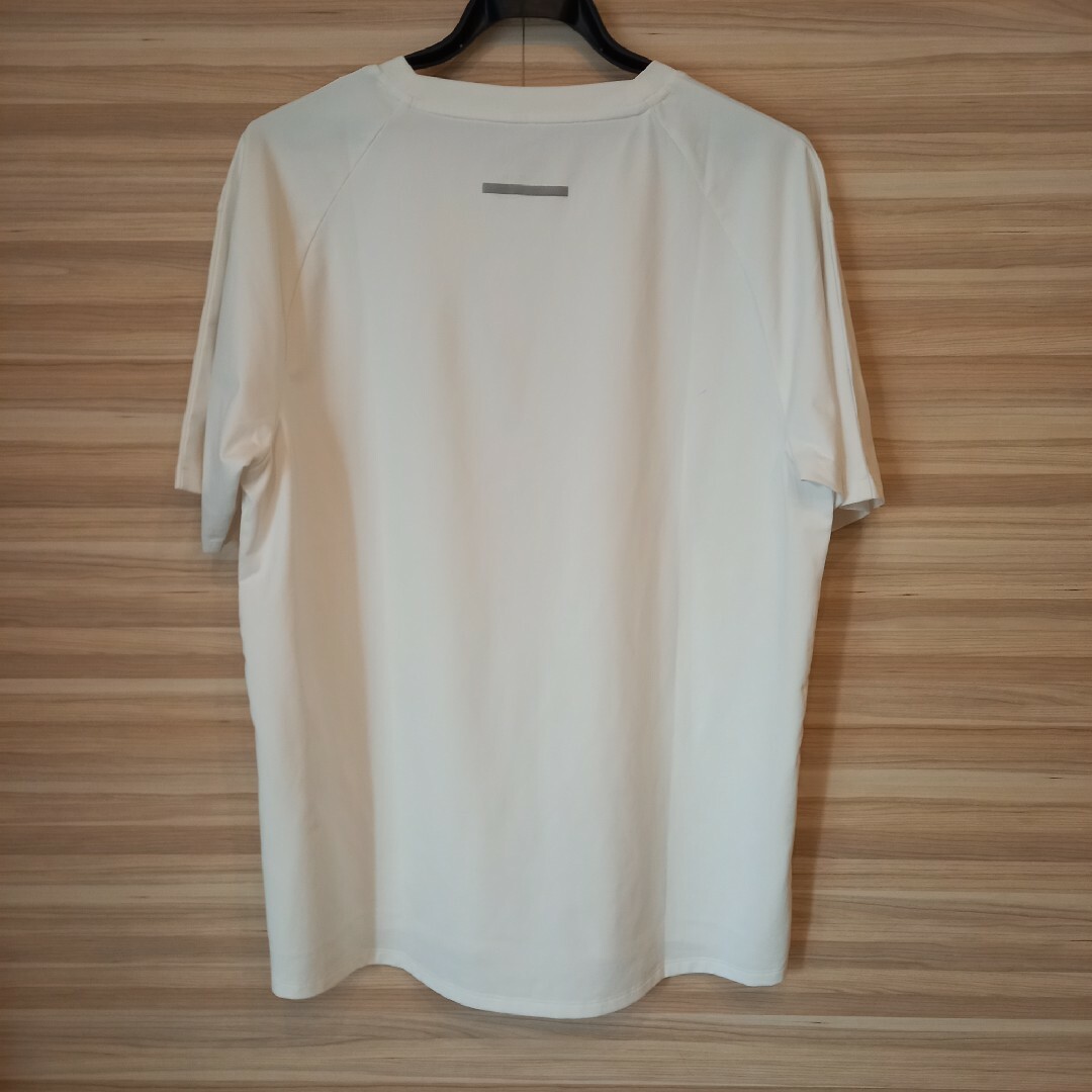 MUJI (無印良品)(ムジルシリョウヒン)の無印良品 MUJI / UPF50＋吸汗速乾Ｔシャツ男女兼用Ｌ・白 メンズのトップス(Tシャツ/カットソー(半袖/袖なし))の商品写真