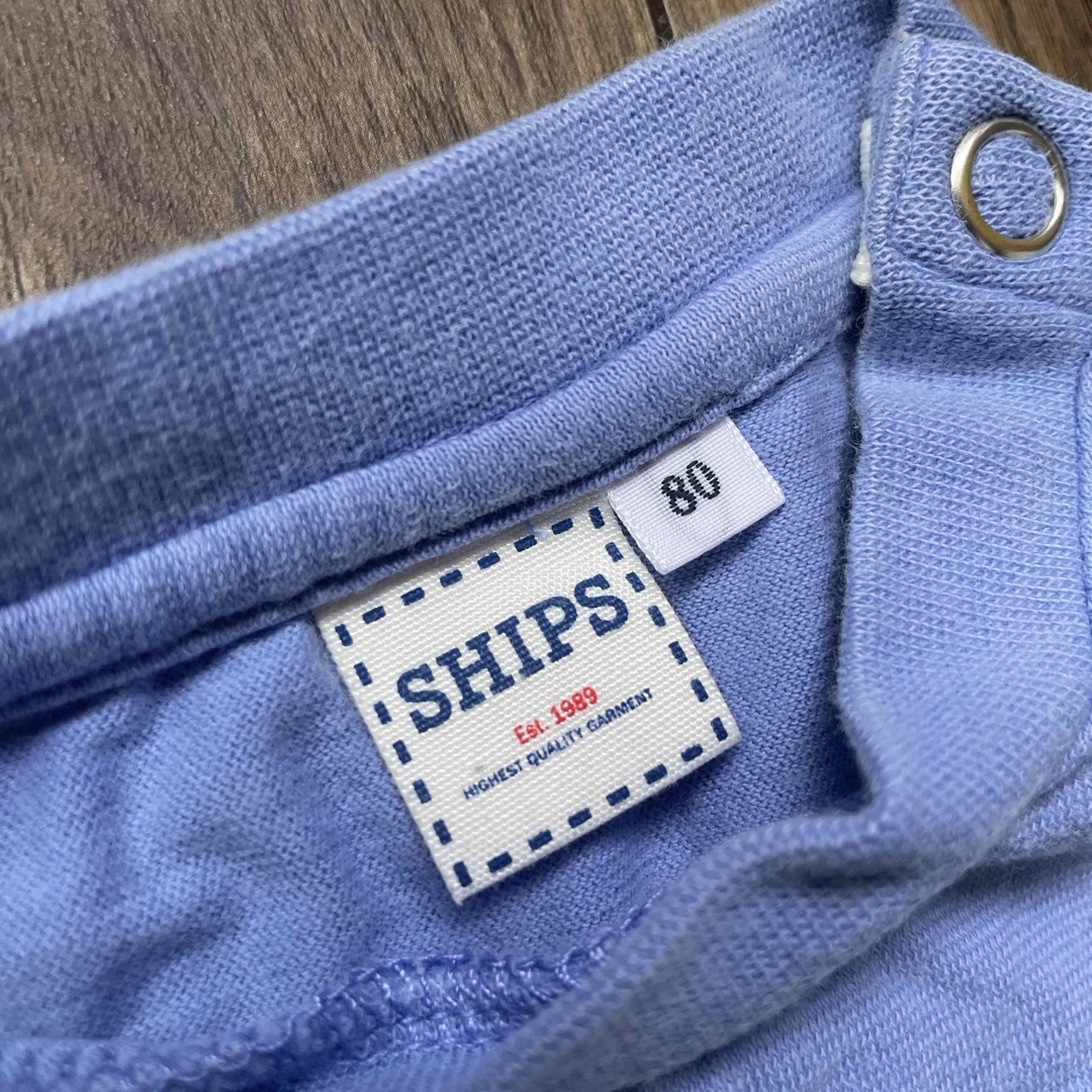 SHIPS KIDS(シップスキッズ)のships キッズＴシャツ　80cm キッズ/ベビー/マタニティのベビー服(~85cm)(Ｔシャツ)の商品写真