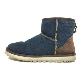 アグ(UGG)のUGG(アグ) ショートブーツ 26 メンズ クラシックミニデニム 1004927 ネイビー×ダークブラウン デニム×ムートン(ブーツ)