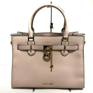 マイケルコース(Michael Kors)のMICHAEL KORS(マイケルコース) ハンドバッグ美品  ハミルトン サッチェル ミディアム 35T1GHMS2L ライトピンク レザー(ハンドバッグ)