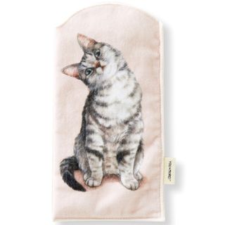 フェリシモ(FELISSIMO)の新品 フェリシモ 猫部 ペットボトル タオル（サバトラ）猫 タンブラーカバー(その他)