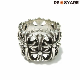 クロムハーツ(Chrome Hearts)の美品 CHROME HEARTS クロムハーツ CEMETERY RING セメタリークロス シルバー925 リング 指輪 46423(リング(指輪))