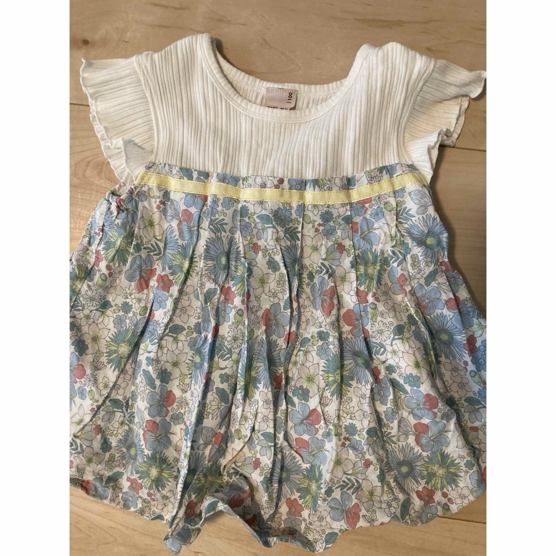 petit main(プティマイン)のpetitmain プティマイン　100 ４点セット キッズ/ベビー/マタニティのキッズ服女の子用(90cm~)(Tシャツ/カットソー)の商品写真