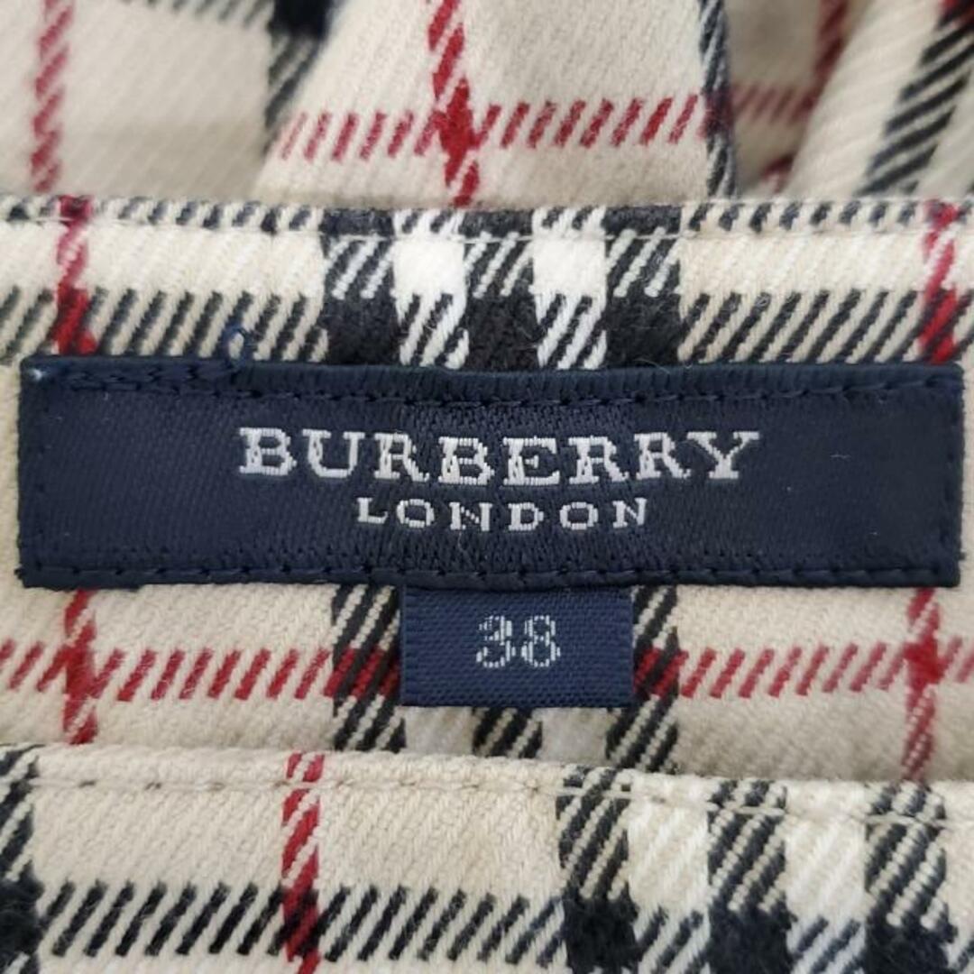 Burberry LONDON(バーバリーロンドン) パンツ サイズ38 L レディース美品  - ベージュ×黒×マルチ フルレングス/チェック柄 レディースのパンツ(その他)の商品写真