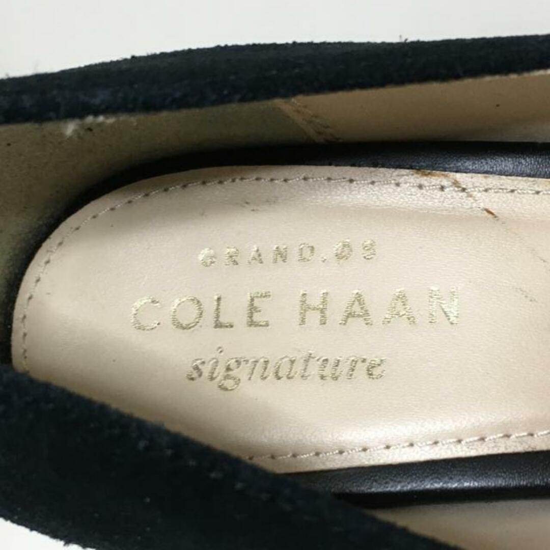 Cole Haan(コールハーン)のCOLE HAAN(コールハーン) パンプス 5B レディース - ダークネイビー GRAND.OS/アウトソール張替済 スエード レディースの靴/シューズ(ハイヒール/パンプス)の商品写真