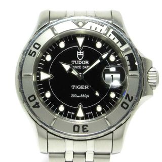 Tudor - TUDOR(チューダー/チュードル) 腕時計 プリンスデイト タイガー 89190 メンズ SS/11コマ 黒