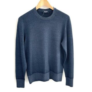 ドルモア(Drumohr)のDrumohr(ドルモア) 長袖セーター サイズ46 XL メンズ美品  - ネイビー(ニット/セーター)