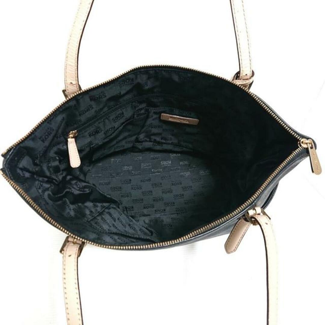 Michael Kors(マイケルコース)のMICHAEL KORS(マイケルコース) ショルダーバッグ - 黒×ベージュ レザー レディースのバッグ(ショルダーバッグ)の商品写真