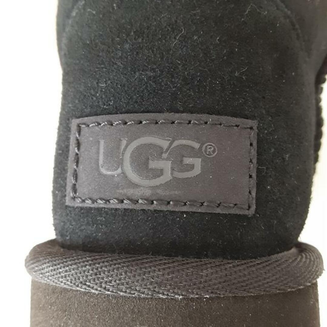 UGG(アグ)のUGG(アグ) ショートブーツ JAPAN 23.0 レディース - 1016222 黒 ムートン レディースの靴/シューズ(ブーツ)の商品写真