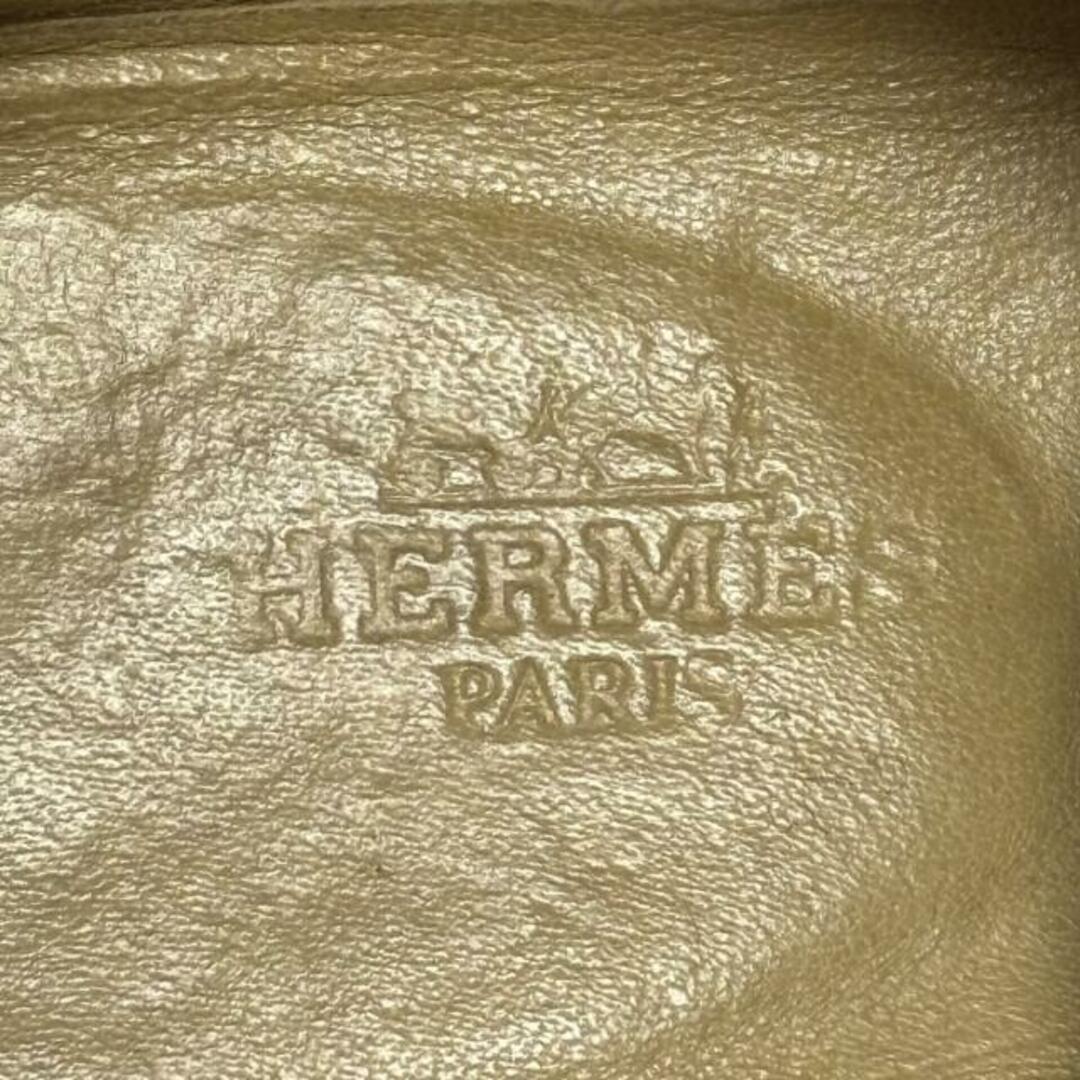 Hermes(エルメス)のHERMES(エルメス) シューズ 35 レディース - 黒 エナメル（レザー） レディースの靴/シューズ(その他)の商品写真