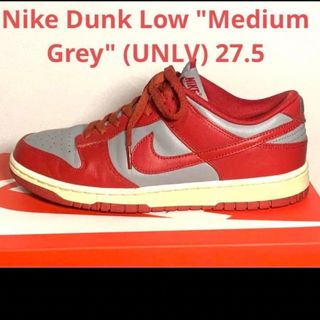 NIKE - Nike Dunk Low "Medium Grey" (UNLV) 27.5