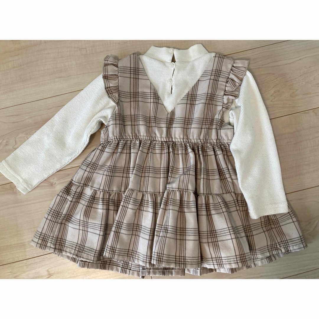 petit main(プティマイン)のpetitmain プティマイン　重ね着風トップス キッズ/ベビー/マタニティのキッズ服女の子用(90cm~)(Tシャツ/カットソー)の商品写真