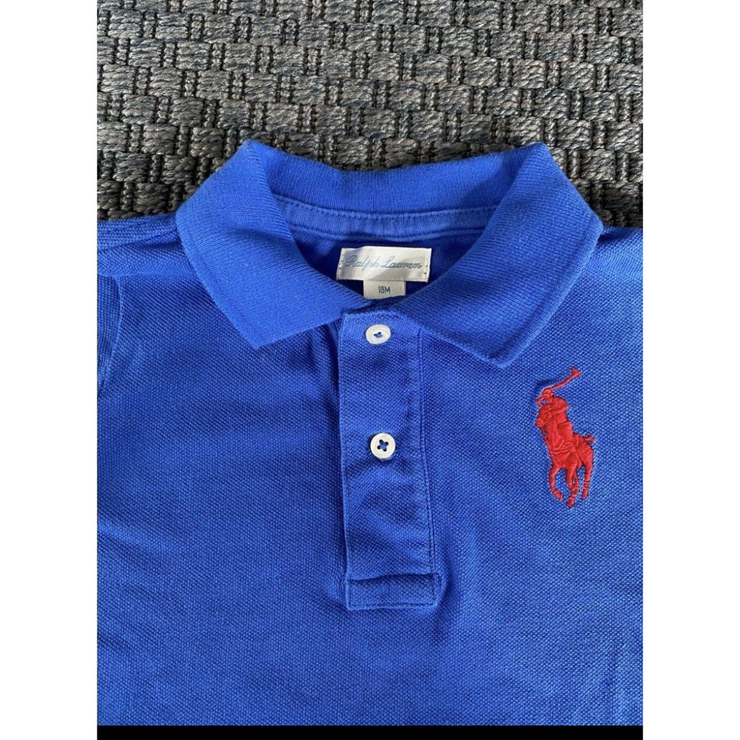 POLO RALPH LAUREN(ポロラルフローレン)の値下げ中です！ラルフローレン　ポロシャツ18M（85cm） キッズ/ベビー/マタニティのベビー服(~85cm)(シャツ/カットソー)の商品写真