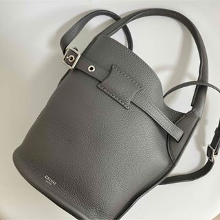 CELINE セリーヌ ビックバッグバケット ナノ　グレー