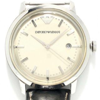 エンポリオアルマーニ(Emporio Armani)のEMPORIOARMANI(アルマーニ) 腕時計 - AR-0572 メンズ シルバー(その他)