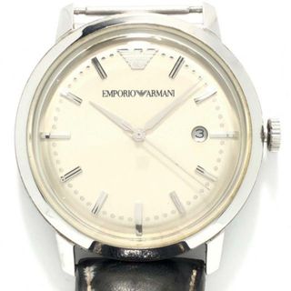 EMPORIOARMANI(アルマーニ) 腕時計 - AR-0572 メンズ シルバー