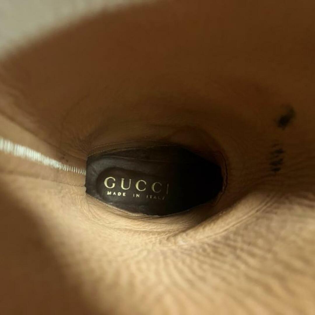 Gucci(グッチ)のGUCCI(グッチ) ブーツ 35C レディース - 黒 レザー レディースの靴/シューズ(ブーツ)の商品写真