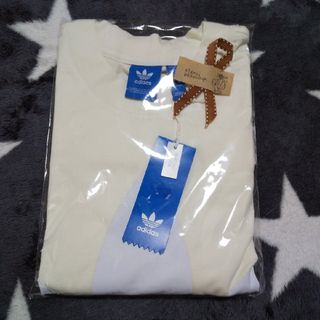 アディダス(adidas)のアディダス Tシャツ オフホワイト×ホワイト AC BOXY TEE Sサイズ(Tシャツ/カットソー(半袖/袖なし))