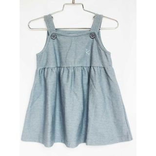 【春夏物 新入荷!】[組曲/KUMIKYOKU]90cm ジャンパースカート ブルー【中古】子供服 キッズ kids ベビー服 baby 女の子 春夏秋 onepi 504042