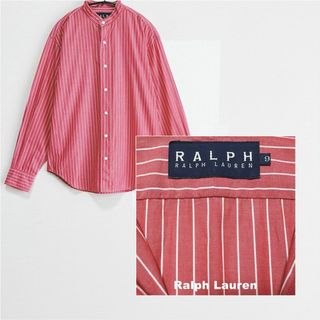 ラルフローレン(Ralph Lauren)の【Ralph Lauren】ラルフローレン バンドカラー ストライプ シャツ(シャツ/ブラウス(長袖/七分))