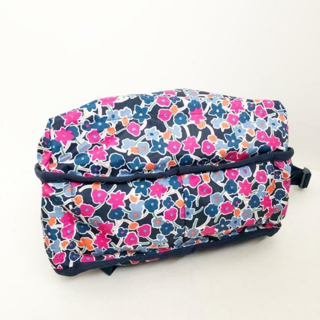 LeSportsac(レスポートサック)のLESPORTSAC(レスポートサック) リュックサック美品  - ネイビー×ピンク×マルチ 花柄 レスポナイロン レディースのバッグ(リュック/バックパック)の商品写真