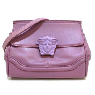 ヴェルサーチ(VERSACE)のVERSACE(ヴェルサーチ) ショルダーバッグ パラッツォエンパイア ピンクパープル メドゥーサ レザー(ショルダーバッグ)