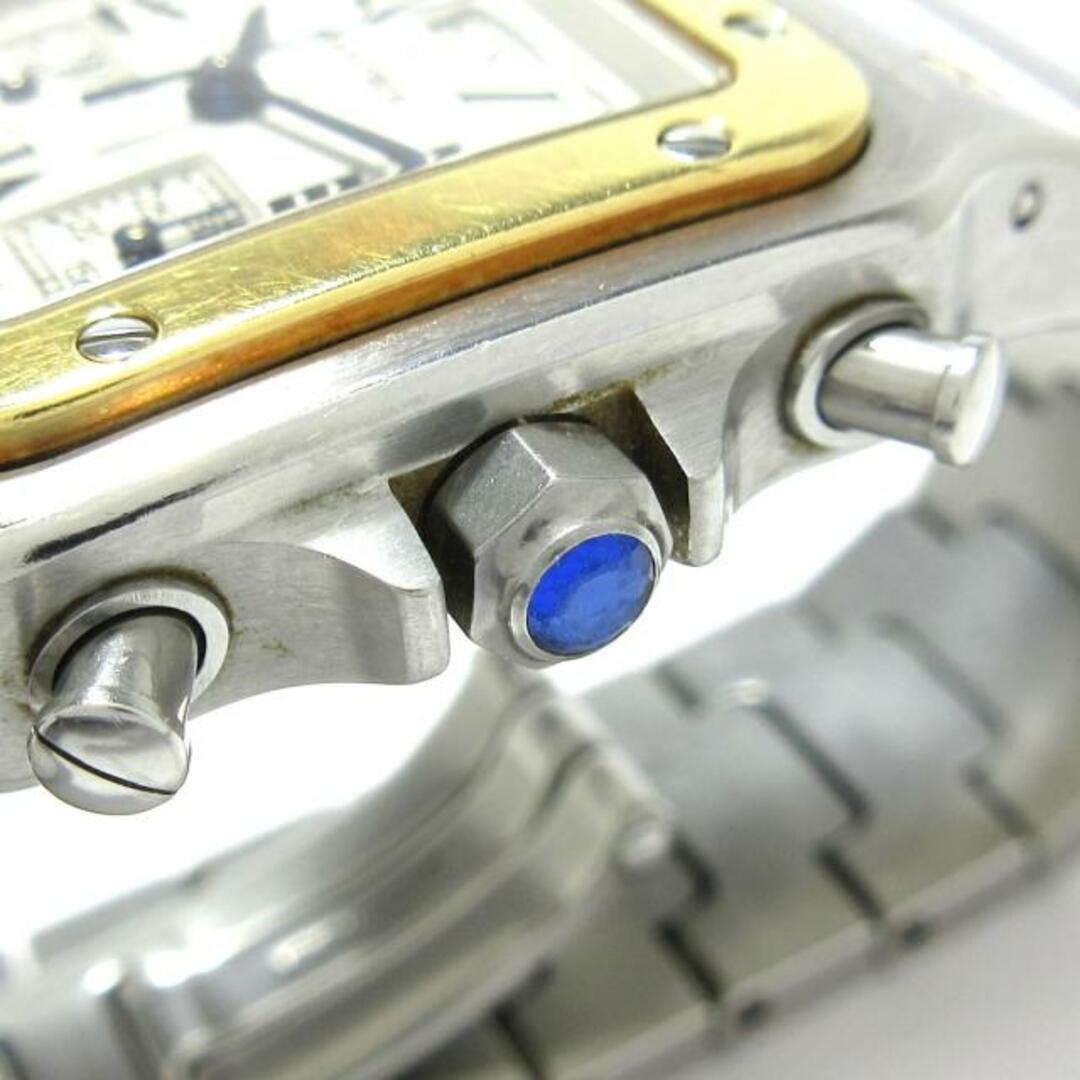 Cartier(カルティエ)のCartier(カルティエ) 腕時計 サントスガルベクロノリフレックスLM W20042C4 メンズ K18YG×SS/クロノグラフ/パーペチュアルカレンダー アイボリー メンズの時計(その他)の商品写真