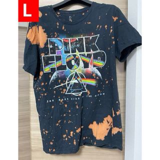 GILDAN - PINK FLOYD ピンクフロイド　プリントtシャツ　Lサイズ　タイダイ染