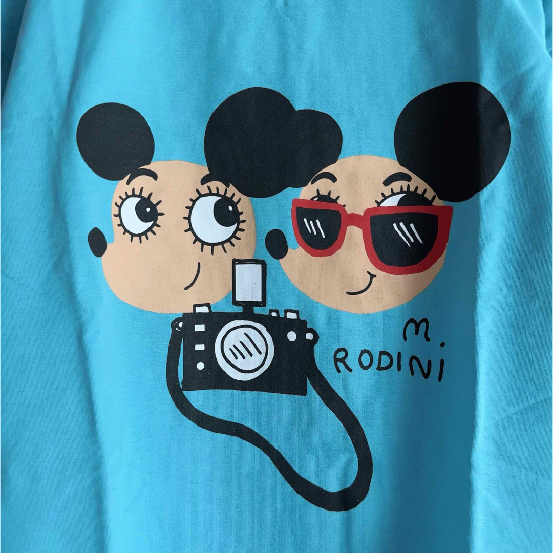 【新品未使用】mini rodini Tシャツ RitzRatz 128−134 キッズ/ベビー/マタニティのキッズ服男の子用(90cm~)(Tシャツ/カットソー)の商品写真