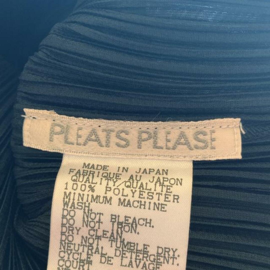 PLEATS PLEASE ISSEY MIYAKE(プリーツプリーズイッセイミヤケ)のPLEATS PLEASE(プリーツプリーズ) ノースリーブカットソー サイズ3 L レディース - 黒 プリーツ ポリエステル レディースのトップス(カットソー(半袖/袖なし))の商品写真