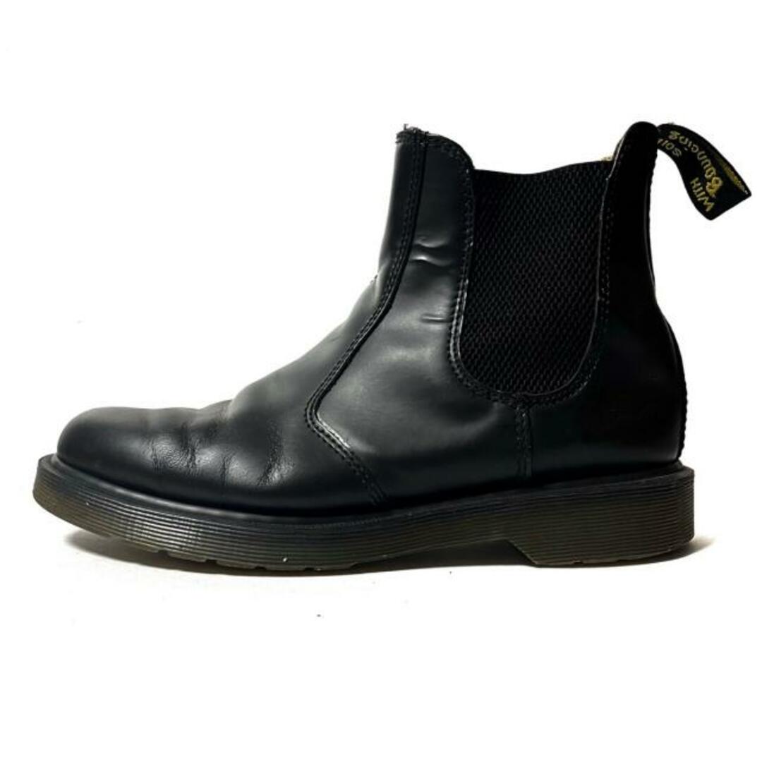 Dr.Martens(ドクターマーチン)のDr.Martens(ドクターマーチン) ショートブーツ EU 41 メンズ - 黒 サイドゴア レザー×化学繊維 メンズの靴/シューズ(ブーツ)の商品写真