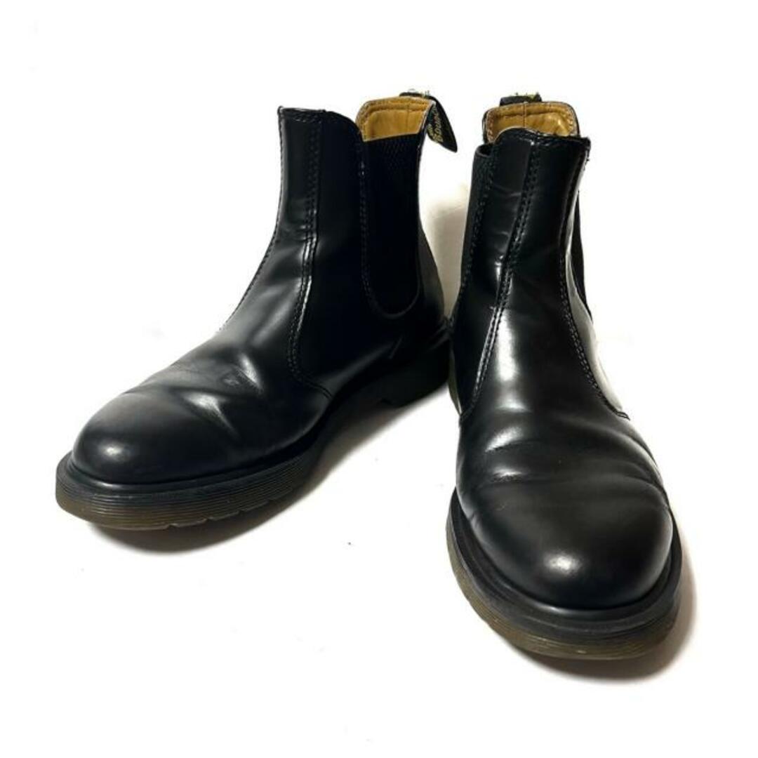 Dr.Martens(ドクターマーチン)のDr.Martens(ドクターマーチン) ショートブーツ EU 41 メンズ - 黒 サイドゴア レザー×化学繊維 メンズの靴/シューズ(ブーツ)の商品写真