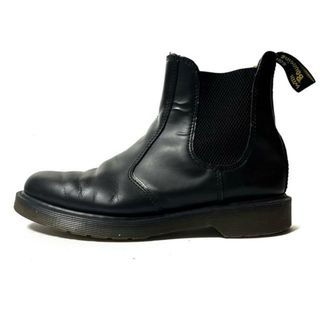 ドクターマーチン(Dr.Martens)のDr.Martens(ドクターマーチン) ショートブーツ EU 41 メンズ - 黒 サイドゴア レザー×化学繊維(ブーツ)