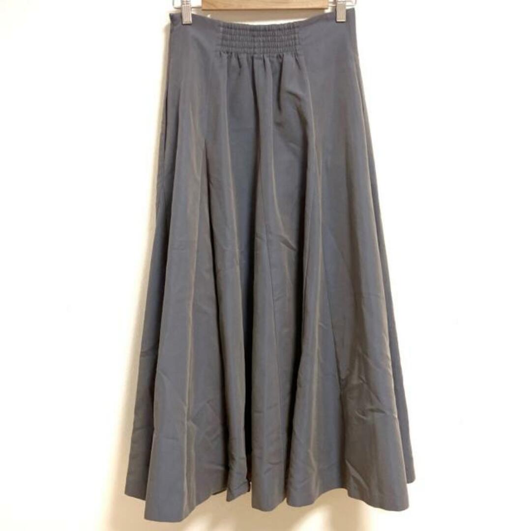 AMERI(アメリ) ロングスカート サイズM レディース - ブルーグレー マキシ丈 綿、ポリエステル レディースのスカート(ロングスカート)の商品写真