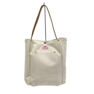 バッグンナウン(BAG'N'NOUN)のBAG'n'NOUN(バッグンナウン) ショルダーバッグ - アイボリー×ブラウン キャンバス×レザー(ショルダーバッグ)