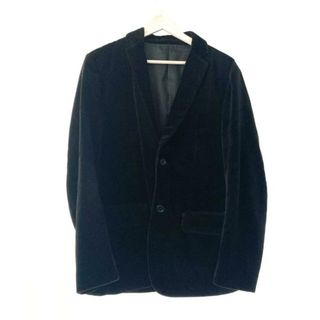 United Arrows GREEN LABEL RELAXING(ユナイテッドアローズ グリーンレーベル) ジャケット サイズM メンズ - 黒 長袖/ベロア/秋/冬(その他)